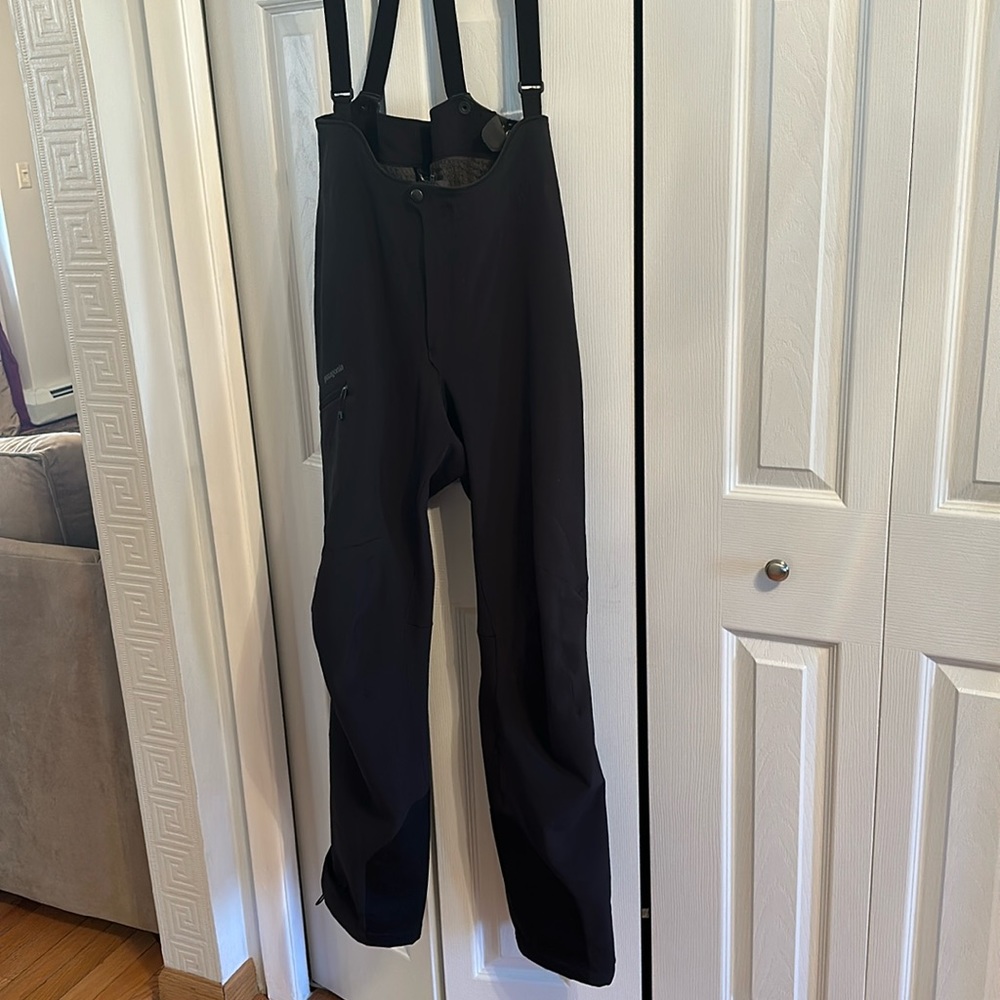 Men’s Patagonia Fleece Lined Ski pants size M, black